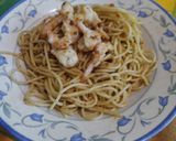 Foto del paso 5 de la receta: Spaghetti con camarones y pesto rojo