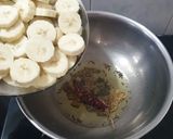 A picture of step 3 of Ripe Banana jain Sabji.