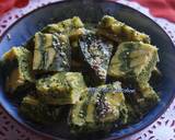 Designer spinach dhokla recipe step 4 photo