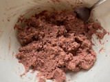 Strawberry-chocolate protein balls