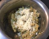 A picture of step 1 of Leftover Keema sabji and egg yolk cutlet.