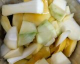 A picture of step 1 of Sweet Mango Pickle.