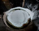 A picture of step 1 of Tiranga Pound Cake.