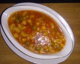 A picture of step 7 of Macorani soup.