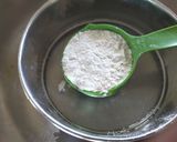 A picture of step 2 of Eggless Battenberg Cake.