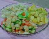 A picture of step 4 of #Fruit, #Mayonnaise, #Macroni Salads.