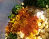 A picture of step 6 of Spinach(palak) with chana dal.
