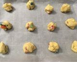 A picture of step 2 of Sour Patch kid cookies.