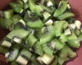 A picture of step 3 of Kiwi Rice Pudding.