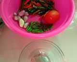 Foto langkah ke 1 dari resep Sambal terasi cabe ijo.