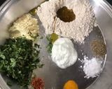 A picture of step 1 of Methi thepla.