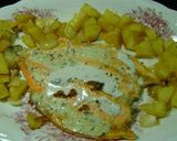 Foto del paso 9 de la receta: Trucha al roquefort con papas crocantes