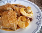 Foto del paso 16 de la receta Bacalao con pasas, piñones y huevo duro