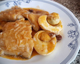 Foto del paso 16 de la receta: Bacalao con pasas, piñones y huevo duro