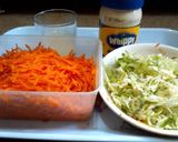 A picture of step 2 of KFC Coleslaw.