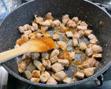 A picture of step 7 of Pork Sauté with Fennel and Cheesy Zucchini.