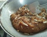 A picture of step 4 of Aate ka banana halwa.