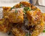 A picture of step 4 of Garlic and Parmesan Buttered Corn.