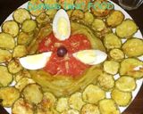 Une image de l'étape 7 de Salades des légumes en friture.