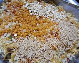 A picture of step 7 of Khatta Meetha namkeen.