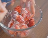 A picture of step 11 of Cheesecake with Strawberry Sauce.