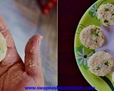 A picture of step 9 of Sabudana vada (sago vada).