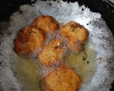 A picture of step 4 of Alasande vade/ cowpea vada.