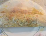 Foto del paso 3 de la receta: Rulo de tortilla de calabacín y zanahoria con queso y atún