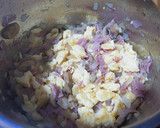 Foto del paso 13 de la receta: Arroz integral con tortilla, jamón cocido y champis😋🍴