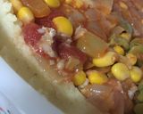 Foto del paso 9 de la receta: PASTEL🥘 DE 🌽CHOCLO🌽Y 🐟MERLUZA🐟 🥫#enlatadas!!🥫🌽🥫🐟