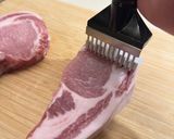 A picture of step 1 of Fried Pork chop (slow cooking method) 豚カツ.