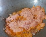 A picture of step 3 of Corn mushroom masala.