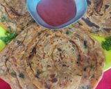 मसाला पराठा (masala paratha recipe in marathi) रेसिपी स्टेप 5 फोटो 