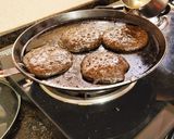 A picture of step 5 of Millet Dark Chocolate Pancakes.