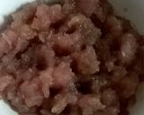 Hình bước làm 2 của món Canh bí đỏ thịt băm