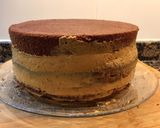 Foto del paso 15 de la receta Tarta de chocolate rellena de crema de queso con dulce de leche