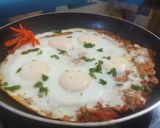 A picture of step 6 of Shakshuka.