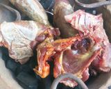 A picture of step 2 of Kienyeji chicken.