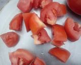 A picture of step 1 of Olive Oil Salad.