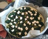 Foto del paso 4 de la receta Quiche de espinacas y ajitos tiernos