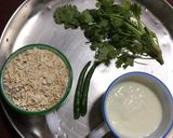 A picture of step 1 of Oats Dosa.