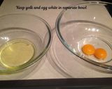 A picture of step 1 of Gluten free cake !!!!!.