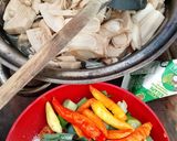 Foto langkah ke 1 dari resep Sayur Lodeh Nangka Muda (Pedas).