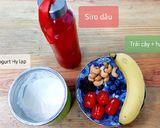 Hình bước làm 1 của món MIX YOGURT - SIRO DÂU - TRÁI CÂY ❤