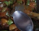A picture of step 5 of Soya Chilli.