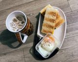 Hình bước làm 1 của món Giảm cân - eat clean: Bánh mì cade + trứng lòng đào + bánh canh cua