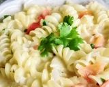 व्हाइट सॉस पास्ता विदाउट चीज़ रेसिपी चरण 6 फोटो