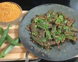 भरवा तवा भिंडी (Bharwan tava bhindi recipe in hindi) रेसिपी चरण 7 फोटो