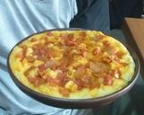 Foto langkah ke 4 dari resep Pizza teflon kornet bakso homemade.