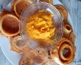 Foto del paso 4 de la receta: Aros de cebolla al horno c/ dip de zanahoria